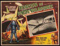 7m652 EARTH VS. THE FLYING SAUCERS Mexican LC '56 airplane faces attack from alien ship!