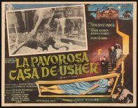 7m679 HOUSE OF USHER Mexican LC '60 Edgar Allan Poe's tale of the ungodly & evil!