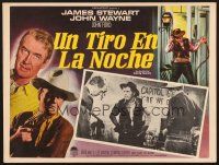 7m692 MAN WHO SHOT LIBERTY VALANCE Mexican LC '62 John Wayne, James Stewart & Lee Marvin, John Ford