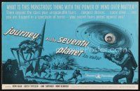 7m411 JOURNEY TO THE SEVENTH PLANET pressbook '61 they have terryfing powers of mind over matter!