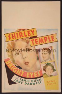 7m149 BRIGHT EYES WC '34 great super close up of Shirley Temple with puckered lips!