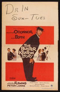 7m151 BUSTER KEATON STORY WC '57 Donald O'Connor as The Great Stoneface comedian, Ann Blyth