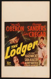 7m240 LODGER WC '43 Laird Cregar as Jack the Ripper, sexy Merle Oberon!