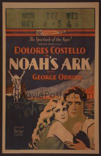 7m266 NOAH'S ARK WC '29 Michael Curtiz, art of Noah with Dolores Costello & George O'Brien!