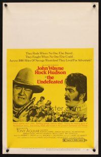 7m324 UNDEFEATED WC '69 John Wayne & Rock Hudson rode where no one else dared!