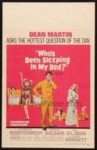 7m332 WHO'S BEEN SLEEPING IN MY BED WC '63 Dean Martin puts it on the line with four sexy babes!