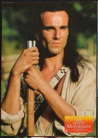 7m116 LAST OF THE MOHICANS 4 German LCs '93 Native American Indian Daniel Day Lewis!