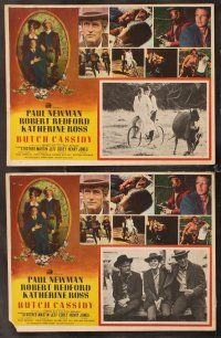 7m532 BUTCH CASSIDY & THE SUNDANCE KID 7 Mexican LCs R70s Paul Newman, Robert Redford, Ross