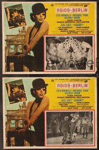 7m577 CABARET 3 Mexican LCs '72 Liza Minnelli sings & dances in Nazi Germany, directed by Bob Fosse!