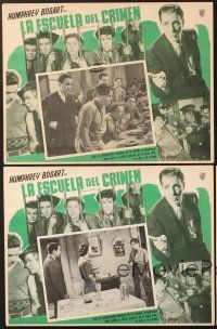 7m579 CRIME SCHOOL 3 Mexican LCs R50s great images of Humphrey Bogart & the Dead End Kids!