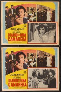7m505 DIARY OF A CHAMBERMAID 8 Mexican LCs '64 Jeanne Moreau, directed by Luis Bunuel!