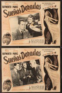 7m507 DOWN TO EARTH 8 Mexican LCs '46 sexiest Rita Hayworth, Larry Parks