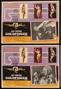 7m567 GOLDFINGER 4 Mexican LCs R70s great images of Sean Connery as James Bond 007!