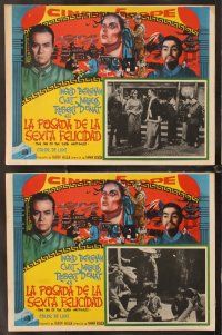 7m514 INN OF THE SIXTH HAPPINESS 8 Mexican LCs '59 Ingrid Bergman & Curt Jurgens, Robert Donat