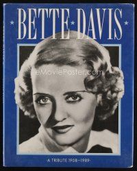 7p206 BETTE DAVIS first American edition hardcover book '89 an illustrated tribute!
