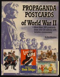 7p266 PROPAGANDA POSTCARDS OF WORLD WAR II first edition softcover book '00 300+ from 20+ nations!