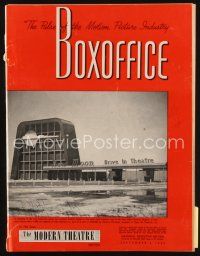 7p088 BOX OFFICE exhibitor magazine September 5, 1953 Universal color section, lots of 3-D ads!
