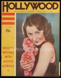 7p133 HOLLYWOOD magazine December 1931 beautiful Barbara Stanwyck by Edwin Bower Hesser!