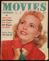 7p162 MODERN MOVIES magazine April 1955 portrait of Janet Leigh starring in My Sister Eileen!