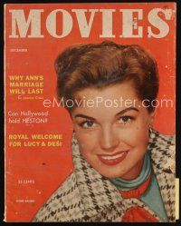 7p157 MODERN MOVIES magazine December 1953 c/u of sexy Esther Williams starring in Easy to Love!
