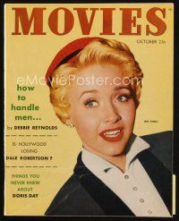 7p156 MODERN MOVIES magazine October 1953 c/u of Jane Powell starring in Three Sailors & a Girl!