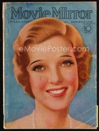 7p092 MOVIE MIRROR vol 1 no 1 magazine November 1931 art of Loretta Young by John Rolston Clarke!