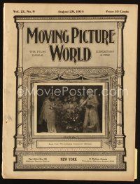 7p078 MOVING PICTURE WORLD exhibitor magazine August 29, 1914 Jack London, Patchwork Girl of Oz!
