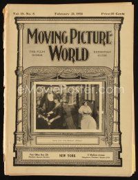 7p075 MOVING PICTURE WORLD exhibitor magazine February 21, 1914 Jesse Lasky's The Squaw Man!