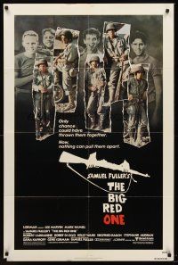 7r093 BIG RED ONE 1sh '80 directed by Samuel Fuller, Lee Marvin, Mark Hamill in WWII!