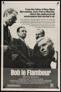 7r119 BOB LE FLAMBEUR 1sh '82 Jean-Pierre Melville, Isabelle Corey, Daniel Cauchy