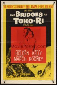 7r128 BRIDGES AT TOKO-RI 1sh R59 Grace Kelly, William Holden, Korean War, by James Michener!