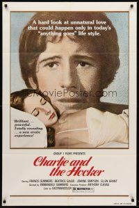 7r161 CHARLIE & THE HOOKER 1sh '77 Curro Summers, a hard look at unnatural love!