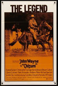 7r172 CHISUM 1sh '70 Andrew V. McLaglen, Forrest Tucker, The Legend big John Wayne!