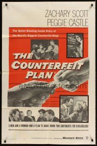 7r193 COUNTERFEIT PLAN 1sh '57 the inside story of the world's biggest conterfeiting ring!