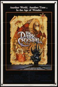7r207 DARK CRYSTAL 1sh '82 Jim Henson & Frank Oz, Richard Amsel fantasy art!