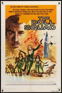 7r232 DOLL SQUAD 1sh '73 Ted V. Mikels directed, an elite army of lady assassins!