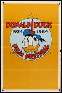 7r233 DONALD DUCK FILM FESTIVAL 1sh '84 classic cartoon anthropomorphic water fowl