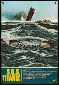 7r743 S.O.S. TITANIC English 1sh '79 David Janssen, Susan Saint James, disaster art!