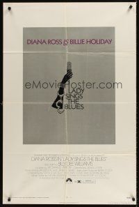7r510 LADY SINGS THE BLUES 1sh '72 Diana Ross in her film debut as singer Billie Holiday!