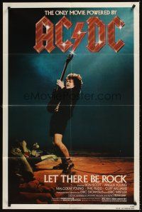 7r529 LET THERE BE ROCK 1sh '82 AC/DC, Angus Young, Bon Scott, rock and roll!