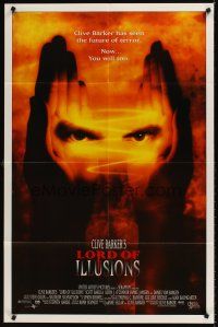 7r550 LORD OF ILLUSIONS 1sh '95 Clive Barker, Scott Bakula, trust nothing except your fear!