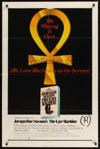 7r563 LOVE MACHINE 1sh '71 Dyan Cannon, from Jacqueline Susann's romance novel!