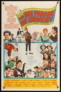 7r596 MGM'S BIG PARADE OF COMEDY 1sh '64 W.C. Fields, Marx Bros., Abbott & Costello, Lucille Ball