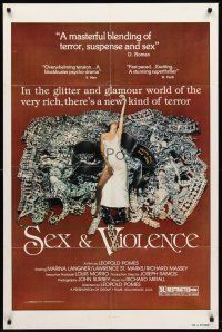 7r758 SEX & VIOLENCE 1sh '78 Ensalada Baudelaire, Xabier Elorriaga, sexy image!