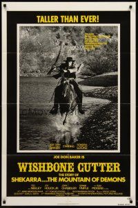 7r760 SHADOW OF CHIKARA 1sh '77 cowboy Joe Don Baker as Wishbone Cutter!
