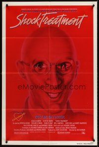7r770 SHOCK TREATMENT 1sh '81 Rocky Horror follow-up, wild image of demented doctor!