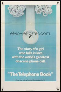 7r887 TELEPHONE BOOK 1sh '71 greatest obscene phone call, written & directed by Nelson Lyon!