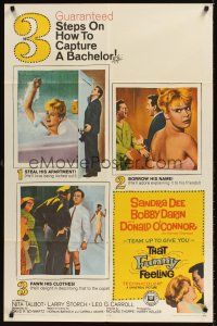 7r900 THAT FUNNY FEELING 1sh '65 sexy naked Sandra Dee in tub, Bobby Darin, Donald O'Connor