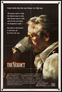 7r953 VERDICT 1sh '82 lawyer Paul Newman has one last chance, written by David Mamet!