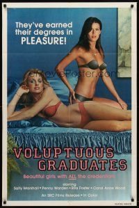 7r959 VOLUPTUOUS GRADUATES 1sh '80s they've earned their degrees in PLEASURE!